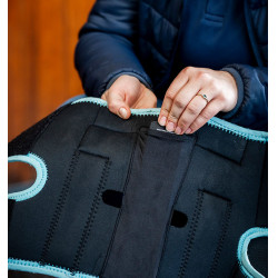 Rodilleras Horseware Ice-Vibe Negro / aqua