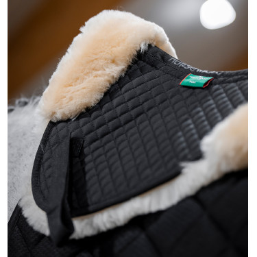 Amortiguador de borreguillo Horseware Negro / natural