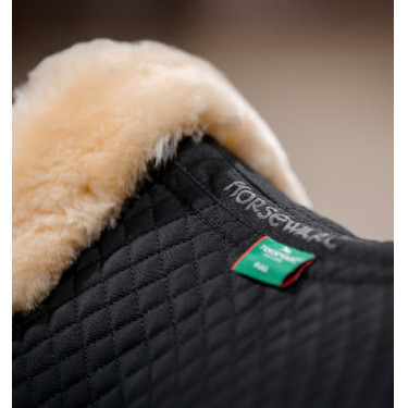 Amortiguador de borreguillo Horseware Negro / natural