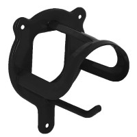 Portabrida enfundada de vinilo Negro