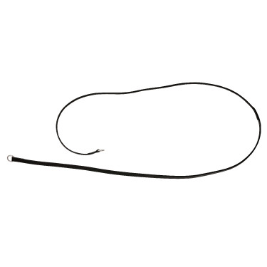 Riendas de gogue cuero Riding World Negro