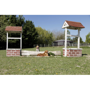 Collar de cuero Diego & Louna para perros Natural Marrón