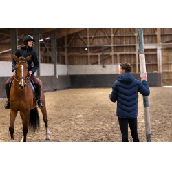 Chaqueta acolchada EQUITHÈME "Michael" Azul marino Chaqueta acolchada EQUITHÈME "Michael" Azul marino