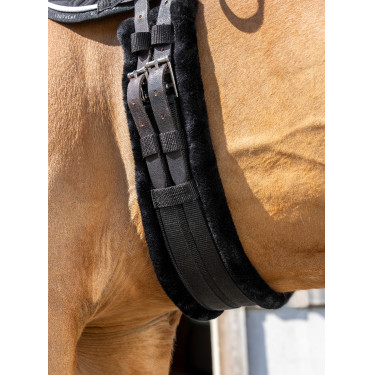 Cincha elástica corta Norton Smooth Negro