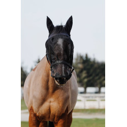 Cabezada + máscara Equithème Negro