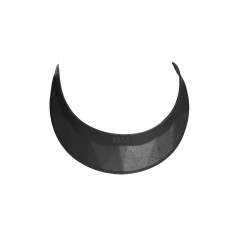 Visera de cuero para casco NACA Negro