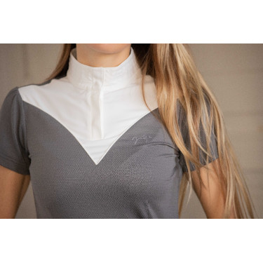 Polo de concurso con mangas cortas PENELOPE Las Honey Antracita Gris