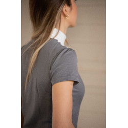 Polo de concurso con mangas cortas PENELOPE Las Honey Antracita Gris