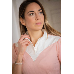 Polo de concurso con mangas cortas PENELOPE Las Honey Rosa