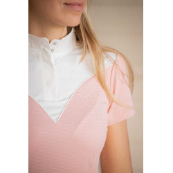 Polo de concurso con mangas cortas PENELOPE Las Honey Rosa