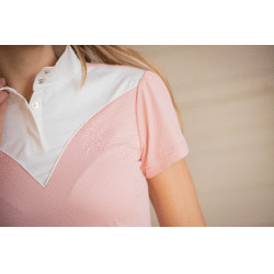 Polo de concurso con mangas cortas PENELOPE Las Honey Rosa