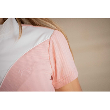Polo de concurso con mangas cortas PENELOPE Las Honey Rosa