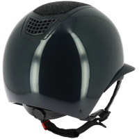 Casco Equithème Airy LM Negro brillante / oro rosa