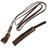 Riendas alemanas cueri/cuerda Chetak Castaño