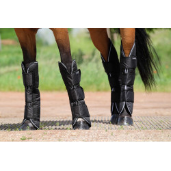 Protectores de transporte Equithème - TYREX 600D Negro