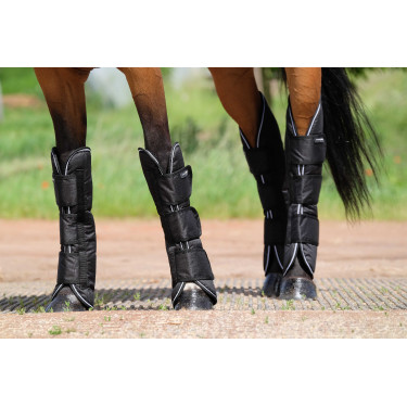 Protectores de transporte Equithème - TYREX 600D Negro