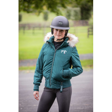 Casco PENELOPE visera larga Negro mate