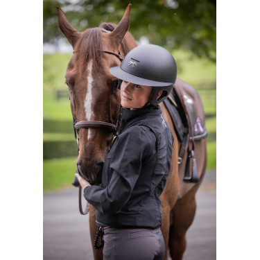 Casco PENELOPE visera larga Negro mate