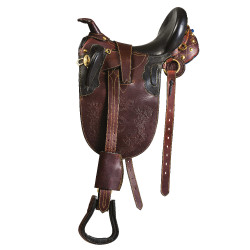 Silla australiana Excelsior sobrecosida con pomo