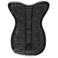 Amortiguador de gel Horsena antideslizante fino Negro