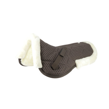 Almohadilla trasera Equithème Pro air Chocolate Marrón