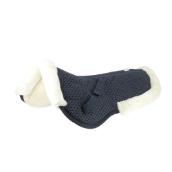 Almohadilla trasera Equithème Pro air Azul marino Almohadilla trasera Equithème Pro air Azul marino