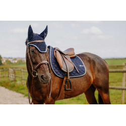 Mantilla Je t'aime EQUITHÈME - Mirror Azul marino