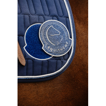 Manta de montar Je t'aime Equithème Compet Azul