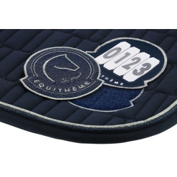 Manta de montar Je t'aime Equithème Compet Azul