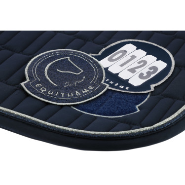 Manta de montar Je t'aime Equithème Compet Azul