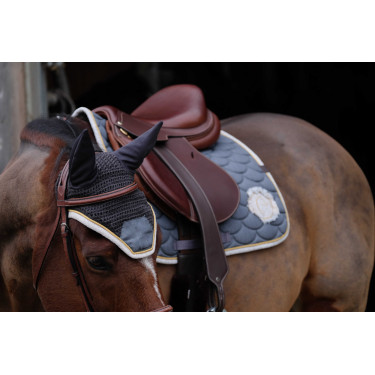 Bonete anti-moscas Equithème Denim Gris Bonete anti-moscas Equithème Denim Gris