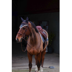 Bonete anti-moscas Equithème Denim Gris Bonete anti-moscas Equithème Denim Gris