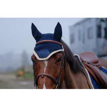 Bonete anti-moscas Equithème Denim Azul marino
