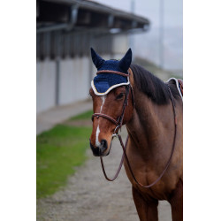 Bonete anti-moscas Equithème Denim Azul marino