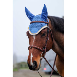 Bonete anti-moscas Equithème Denim Cielo azul