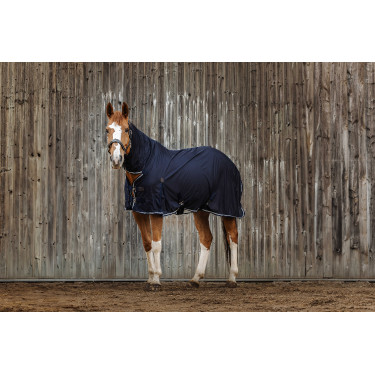 Camisa Equithème Micro mesh combo Azul marino