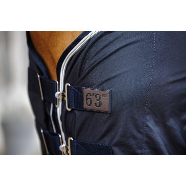 Camisa Equithème Micro mesh combo Azul marino