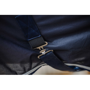 Camisa Equithème Micro mesh combo Azul marino