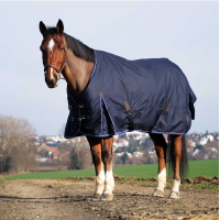 Manta Equithème Classic 1200D Azul marino Manta Equithème Classic 1200D Azul marino