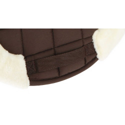 Mantilla Equithème Pro con forma Chocolate Marrón Mantilla Equithème Pro con forma Chocolate Marrón
