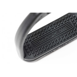 Estribos perfilados Horze Negro