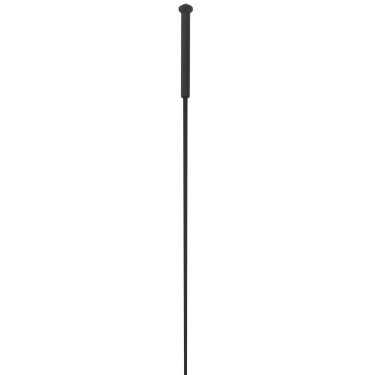 Fusta de doma Whip & Go con empuñadura de plástico Negro