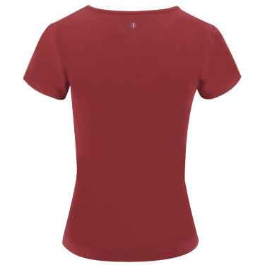 Camiseta Equithème Anna Cereza Rojo