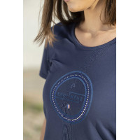 Camiseta Equithème Anna Rosa jaspeado