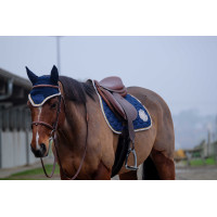 Manta de montar Equithème Denim Azul marino