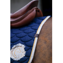 Manta de montar Equithème Denim Azul marino