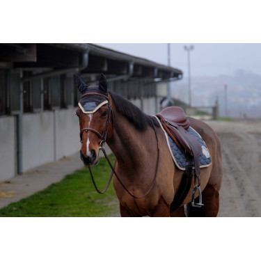 Manta de montar Equithème Denim Gris Manta de montar Equithème Denim Gris