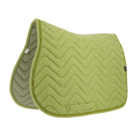 Manta de montar Equithème Chevron Mostaza Amarillo