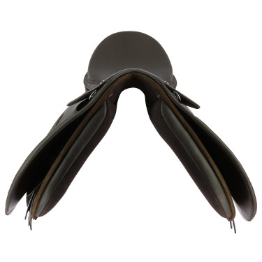 Silla mixta Norton Club Rexine Evol Castaño Marrón