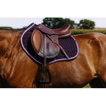 Almohadilla de montar Equithème Eclat Púrpura Violeta